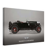 Load image into Gallery viewer, 1930 Bentley 4.5 Litre Drophead Small Canvas