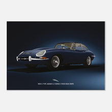 Load image into Gallery viewer, 1965 E-Type Jaguar 4.2 Series 1 FHC Large Canvas