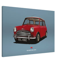 Load image into Gallery viewer, 1965 Morris Mini Cooper Large Canvas