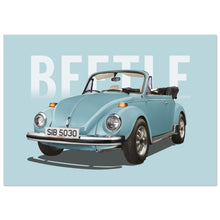 Load image into Gallery viewer, 1979 VW Beetle Convertible Poster