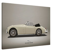 Load image into Gallery viewer, 1959 Jaguar XK150 DHC Large Canvas
