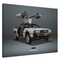 Load image into Gallery viewer, 1981 DeLorean DMC-12 Large Canvas