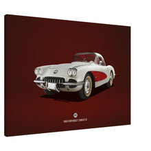 Load image into Gallery viewer, 1960 Chevrolet Corvette Large Canvas