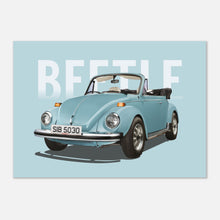 Load image into Gallery viewer, 1979 VW Beetle Convertible Poster