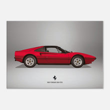 Load image into Gallery viewer, 1981 Ferrari 308 GTSI Large Canvas
