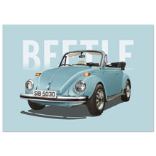 Load image into Gallery viewer, 1979 VW Beetle Convertible Poster