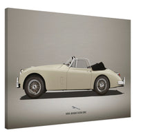 Load image into Gallery viewer, 1959 Jaguar XK150 DHC Large Canvas