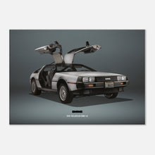 Load image into Gallery viewer, 1981 DeLorean DMC-12 Large Canvas
