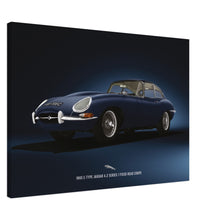 Load image into Gallery viewer, 1965 E-Type Jaguar 4.2 Series 1 FHC Large Canvas