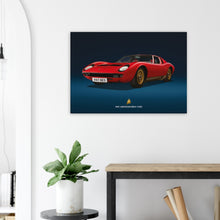 Load image into Gallery viewer, 1969 Lamborghini Miura P400S Large Canvas