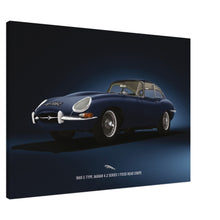 Load image into Gallery viewer, 1965 E-Type Jaguar 4.2 Series 1 FHC Large Canvas
