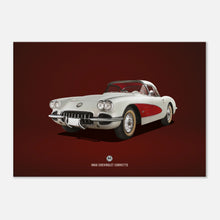 Load image into Gallery viewer, 1960 Chevrolet Corvette Large Canvas