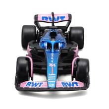 Load image into Gallery viewer, F1 BWT Alpine A523 Esteban Ocon - 1:43 Scale Model with Helmet