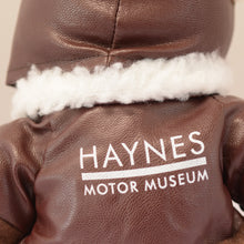 Load image into Gallery viewer, Driver Bear with Jacket - Haynes Motor Museum Logo