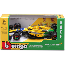 Load image into Gallery viewer, F1 McLaren MCL38 Oscar Piastri Monaco Grand Prix 2024 - 1:43 Scale Model