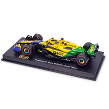 Load image into Gallery viewer, F1 McLaren MCL38 Oscar Piastri Monaco Grand Prix 2024 - 1:43 Scale Model with Helmet