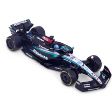 Load image into Gallery viewer, F1 Mercedes W15 George Russell - 1:43 Scale Model with Helmet