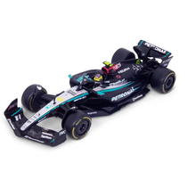 Load image into Gallery viewer, F1 Mercedes W15 Lewis Hamilton - 1:43 Scale Model with Helmet