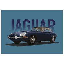 Load image into Gallery viewer, 1965 E-Type Jaguar 4.2 Series 1 FHC Poster