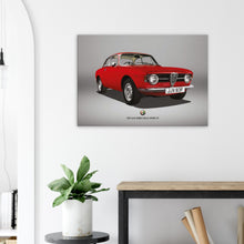 Load image into Gallery viewer, 1967 Alfa Romeo Giulia Sprint GT Large Canvas