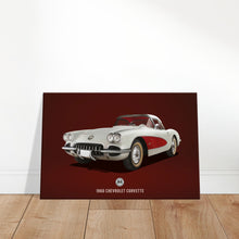 Load image into Gallery viewer, 1960 Chevrolet Corvette Small Canvas