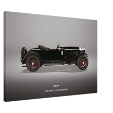 Load image into Gallery viewer, 1930 Bentley 4.5 Litre Drophead Large Canvas