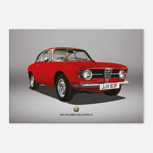 Load image into Gallery viewer, 1967 Alfa Romeo Giulia Sprint GT Large Canvas