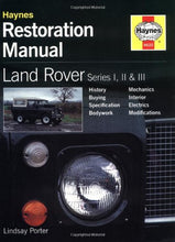 Load image into Gallery viewer, Restoration Manual Land Rover Series I, II & III