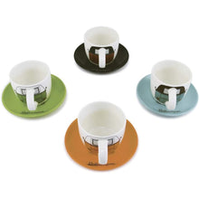 Load image into Gallery viewer, VW T1 Bus Espresso Four Cup Set