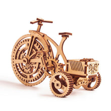 Load image into Gallery viewer, Wooden Mechanical 3D Model Bicycle
