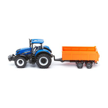 Load image into Gallery viewer, New Holland Die Cast Farm Tractor & Trailer