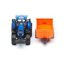 Load image into Gallery viewer, New Holland Die Cast Farm Tractor & Trailer