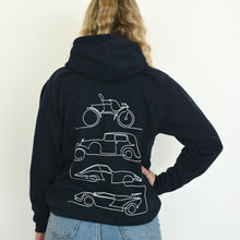 Load image into Gallery viewer, Haynes Navy Hoodie