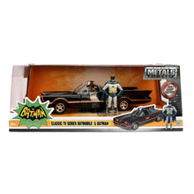 Load image into Gallery viewer, 1966 Batmobile with Batman & Robin