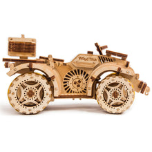 Load image into Gallery viewer, Wooden Mechanical 3D Model Quad Bike
