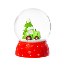 Load image into Gallery viewer, Christmas Tractor Snow Globe