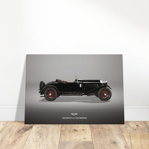 1930 Bentley 4.5 Litre Drophead Large Canvas