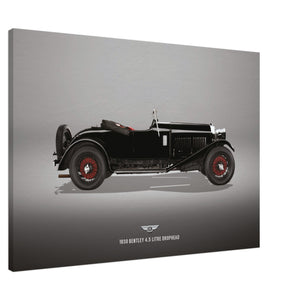 1930 Bentley 4.5 Litre Drophead Large Canvas