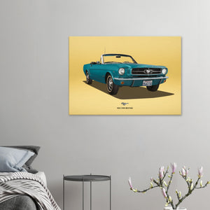 1965 Ford Mustang Large Canvas