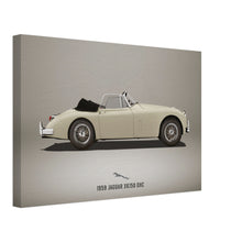 Load image into Gallery viewer, 1959 Jaguar XK150 DHC Small Canvas
