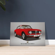 Load image into Gallery viewer, 1967 Alfa Romeo Giulia Sprint GT Small Canvas
