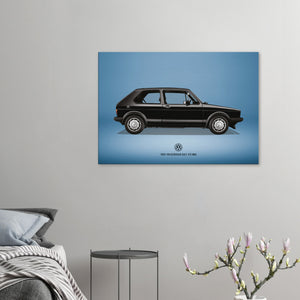 VW Golf GTI MK1 Large Canvas