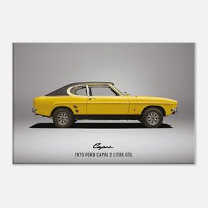 1973 Ford Capri GTL  Small Canvas