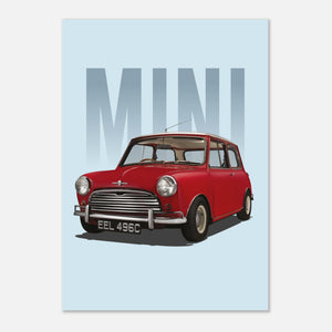 1965 Morris Mini Cooper Poster