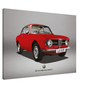 1967 Alfa Romeo Giulia Sprint GT Large Canvas