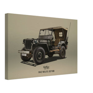 1942 Willys Jeep MB Small Canvas
