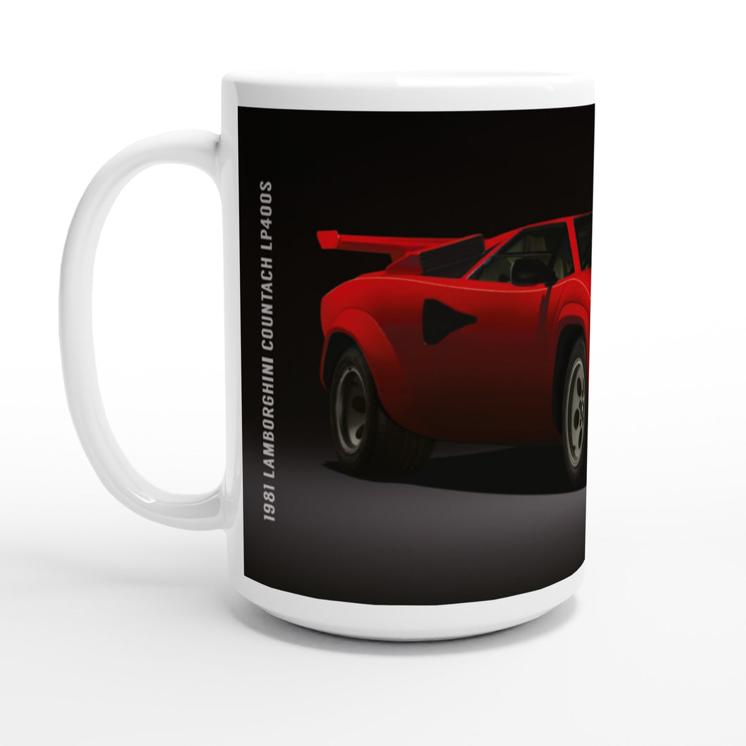 Lamborghini Countach LP400S Large Mug