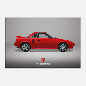 1985 Toyota MR2 Small Canvas