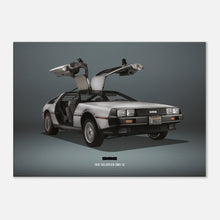 Load image into Gallery viewer, 1981 DeLorean DMC-12 Large Canvas
