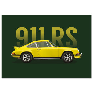 1973 Porsche 911 RS Carrera Touring Poster